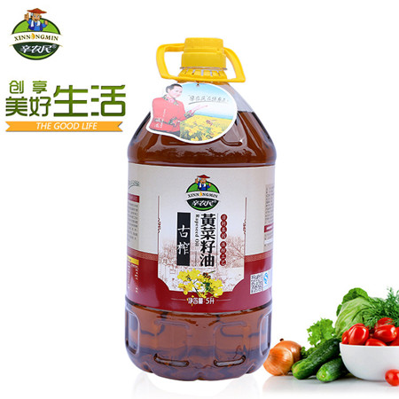 辛农民古榨黄菜籽油